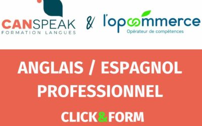 Formations en Anglais et en Espagnol – CANSPEAK & L’OPCOMERCE